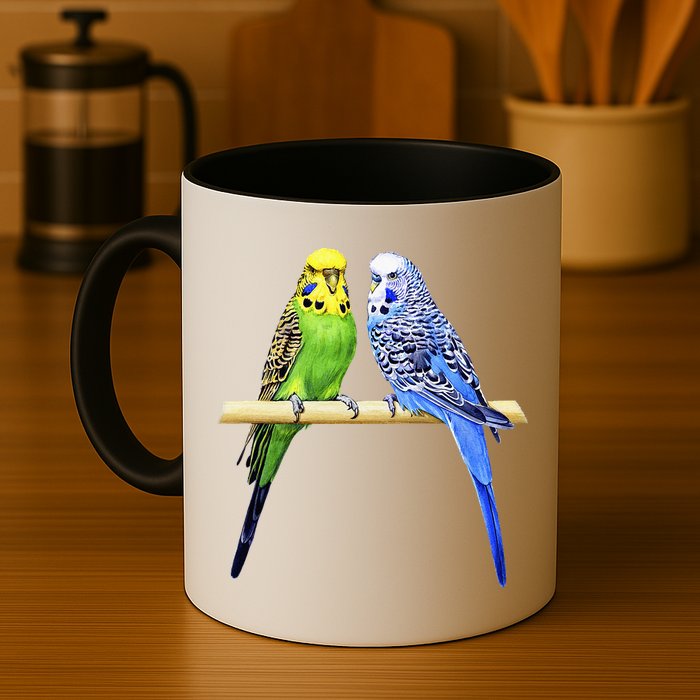 Colorful Parrots Parrot Birds Bird Lover Parakeets Mug