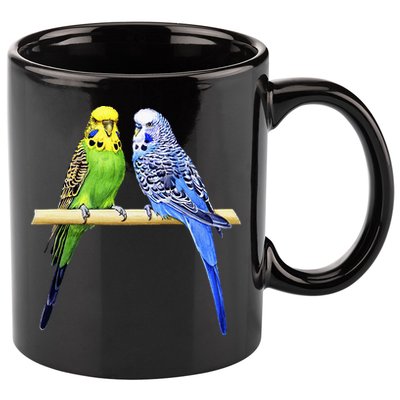 Colorful Parrots Parrot Birds Bird Lover Parakeets 11oz C Handle Ceramic Mug