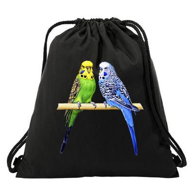 Colorful Parrots Parrot Birds Bird Lover Parakeets Drawstring Bag