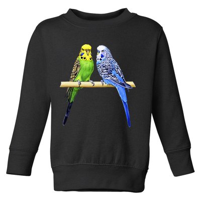 Colorful Parrots Parrot Birds Bird Lover Parakeets Toddler Sweatshirt