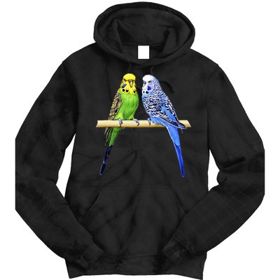Colorful Parrots Parrot Birds Bird Lover Parakeets Tie Dye Hoodie