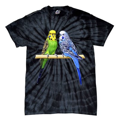 Colorful Parrots Parrot Birds Bird Lover Parakeets Tie-Dye T-Shirt