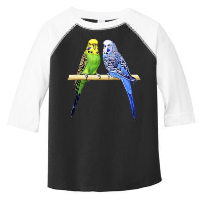 Colorful Parrots Parrot Birds Bird Lover Parakeets Toddler Fine Jersey T-Shirt