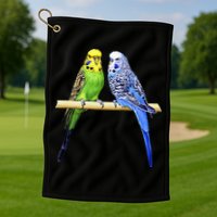Colorful Parrots Parrot Birds Bird Lover Parakeets Golf Towel