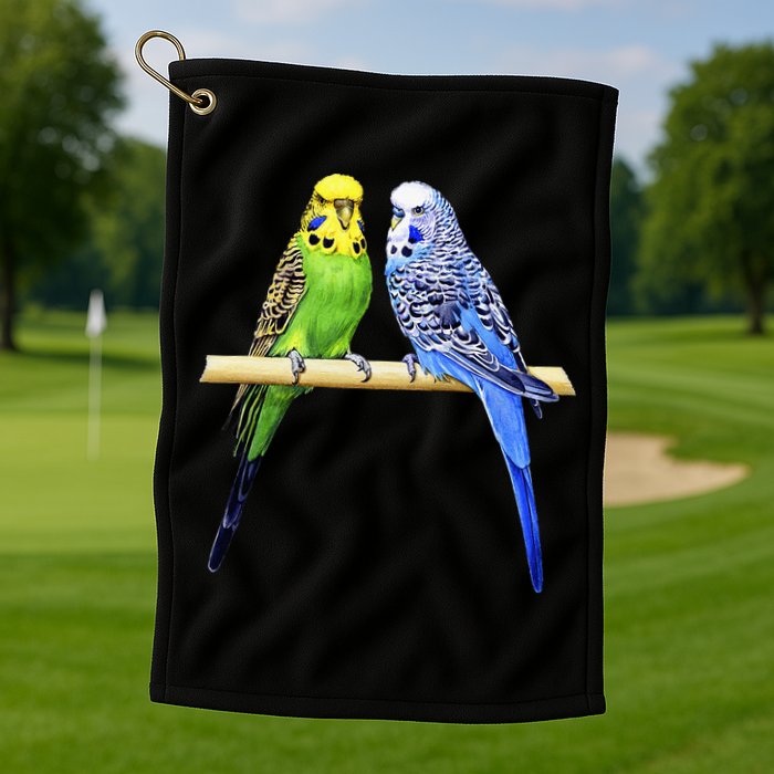 Colorful Parrots Parrot Birds Bird Lover Parakeets Golf Towel