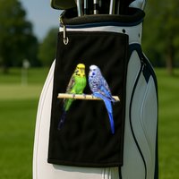 Colorful Parrots Parrot Birds Bird Lover Parakeets Golf Towel