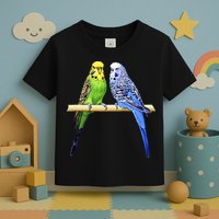 Colorful Parrots Parrot Birds Bird Lover Parakeets Toddler T-Shirt