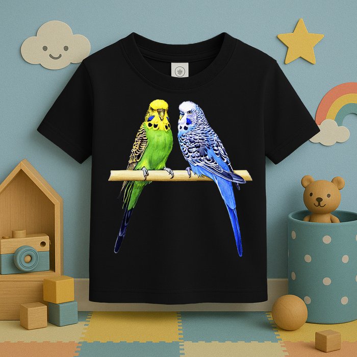 Colorful Parrots Parrot Birds Bird Lover Parakeets Toddler T-Shirt