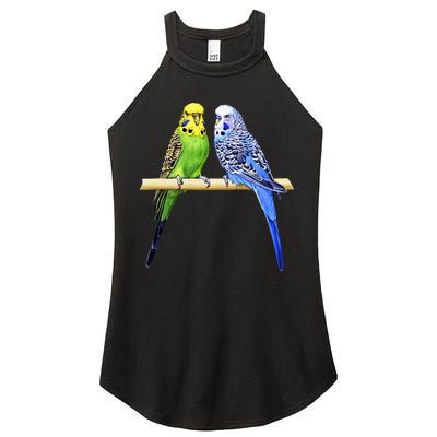 Colorful Parrots Parrot Birds Bird Lover Parakeets Women's Perfect Tri Rocker Tank