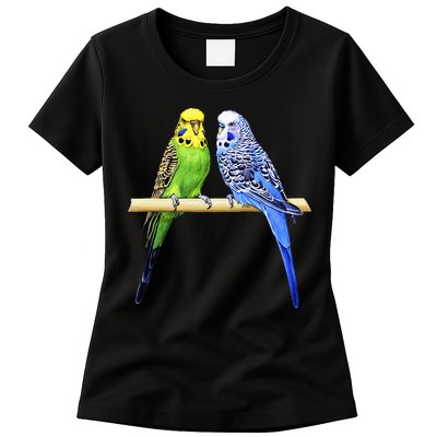 Colorful Parrots Parrot Birds Bird Lover Parakeets Womens T-Shirt