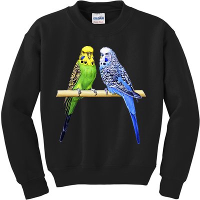 Colorful Parrots Parrot Birds Bird Lover Parakeets Kids Sweatshirt