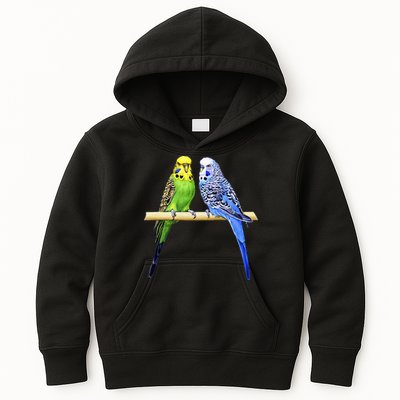 Colorful Parrots Parrot Birds Bird Lover Parakeets Kids Hoodie