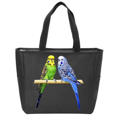 Colorful Parrots Parrot Birds Bird Lover Parakeets Zip Tote Bag