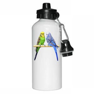 Colorful Parrots Parrot Birds Bird Lover Parakeets Aluminum Water Bottle