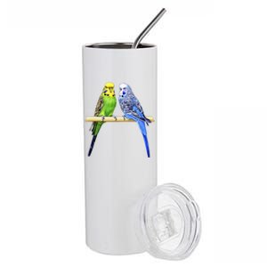 Colorful Parrots Parrot Birds Bird Lover Parakeets Stainless Steel Tumbler