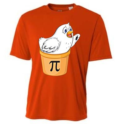 Chicken Pot Pie Gift Funny Math Pun Chicken Pot Pi 3 14 Gift Cooling Performance Crew T-Shirt