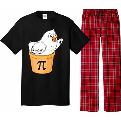 Chicken Pot Pie Gift Funny Math Pun Chicken Pot Pi 3 14 Gift Pajama Set