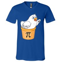 Chicken Pot Pie Gift Funny Math Pun Chicken Pot Pi 3 14 Gift V-Neck T-Shirt