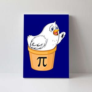 Chicken Pot Pie Gift Funny Math Pun Chicken Pot Pi 3 14 Gift Canvas