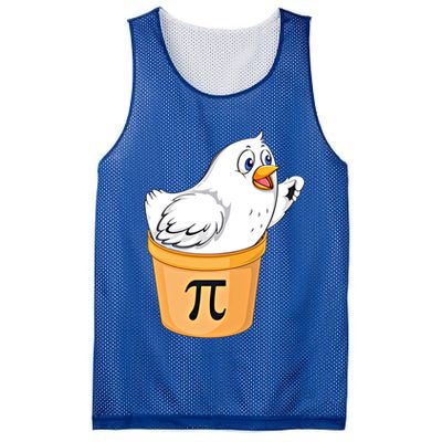 Chicken Pot Pie Gift Funny Math Pun Chicken Pot Pi 3 14 Gift Mesh Reversible Basketball Jersey Tank