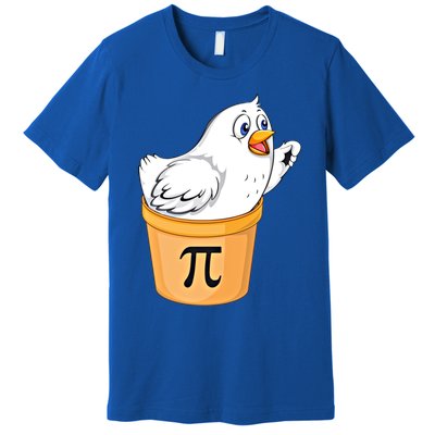 Chicken Pot Pie Gift Funny Math Pun Chicken Pot Pi 3 14 Gift Premium T-Shirt