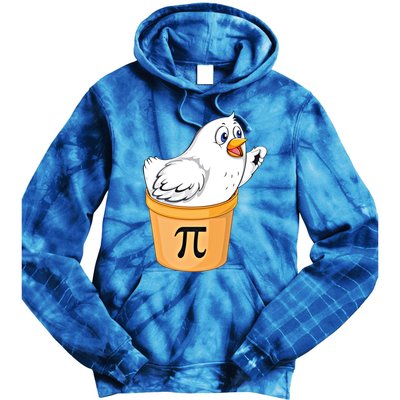 Chicken Pot Pie Gift Funny Math Pun Chicken Pot Pi 3 14 Gift Tie Dye Hoodie