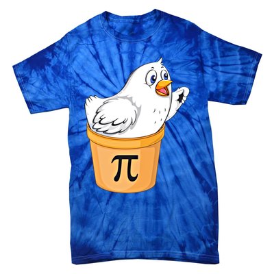 Chicken Pot Pie Gift Funny Math Pun Chicken Pot Pi 3 14 Gift Tie-Dye T-Shirt