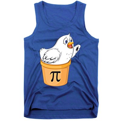 Chicken Pot Pie Gift Funny Math Pun Chicken Pot Pi 3 14 Gift Tank Top