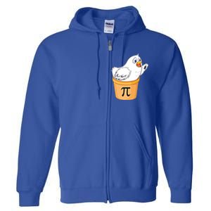 Chicken Pot Pie Gift Funny Math Pun Chicken Pot Pi 3 14 Gift Full Zip Hoodie