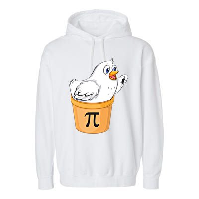 Chicken Pot Pie Gift Funny Math Pun Chicken Pot Pi 3 14 Gift Garment-Dyed Fleece Hoodie