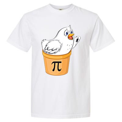 Chicken Pot Pie Gift Funny Math Pun Chicken Pot Pi 3 14 Gift Garment-Dyed Heavyweight T-Shirt