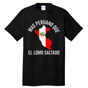 Camiseta Peruana Peruvian Flag Pride Peru Map Hombre Tall T-Shirt