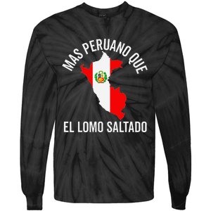 Camiseta Peruana Peruvian Flag Pride Peru Map Hombre Tie-Dye Long Sleeve Shirt