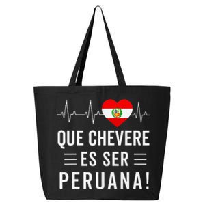 Camiseta Peruana Peruvian Flag Pride Peru Women Mujer 25L Jumbo Tote