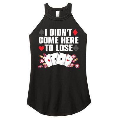 Cool Poker Player Art Casino Lover Gamblers Women's Perfect Tri Rocker Tank