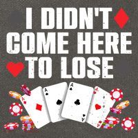 Cool Poker Player Art Casino Lover Gamblers Cotton Canvas Backpack