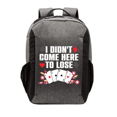 Cool Poker Player Art Casino Lover Gamblers Vector Backpack