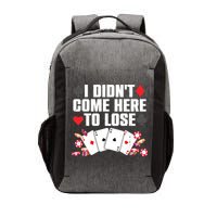 Cool Poker Player Art Casino Lover Gamblers Vector Backpack