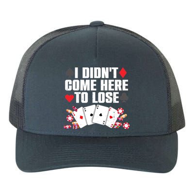 Cool Poker Player Art Casino Lover Gamblers Yupoong Adult 5-Panel Trucker Hat
