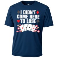 Cool Poker Player Art Casino Lover Gamblers Cooling Performance Crew T-Shirt