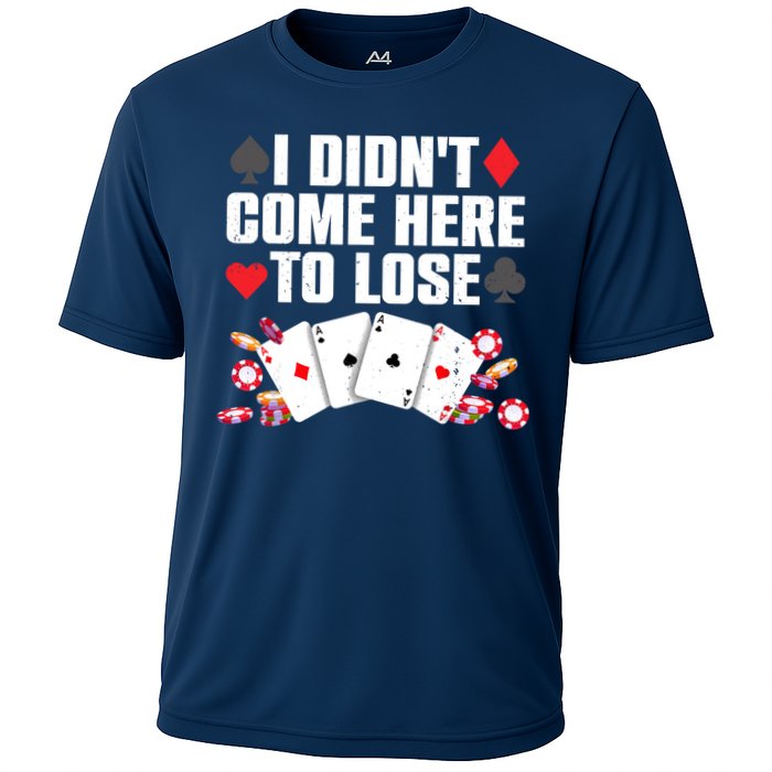 Cool Poker Player Art Casino Lover Gamblers Cooling Performance Crew T-Shirt