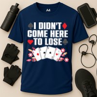 Cool Poker Player Art Casino Lover Gamblers Cooling Performance Crew T-Shirt