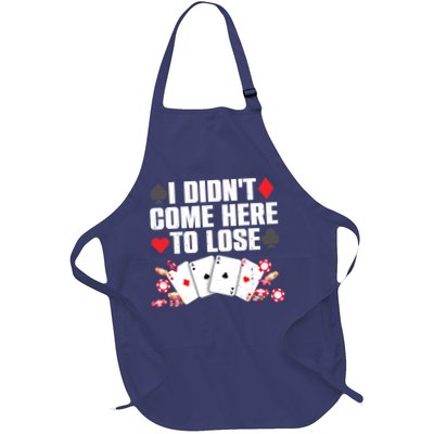Cool Poker Player Art Casino Lover Gamblers Apron