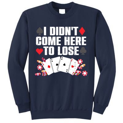 Cool Poker Player Art Casino Lover Gamblers Sweatshirt