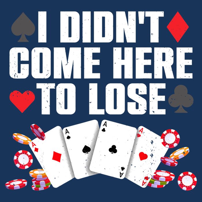 Cool Poker Player Art Casino Lover Gamblers Drawstring Bag