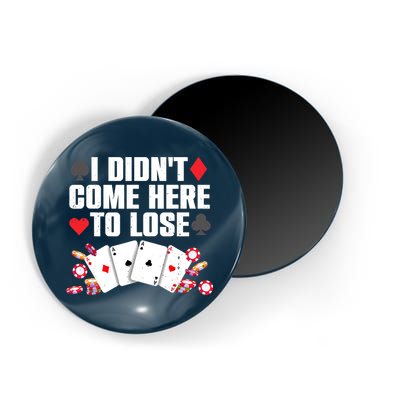 Cool Poker Player Art Casino Lover Gamblers Magnet