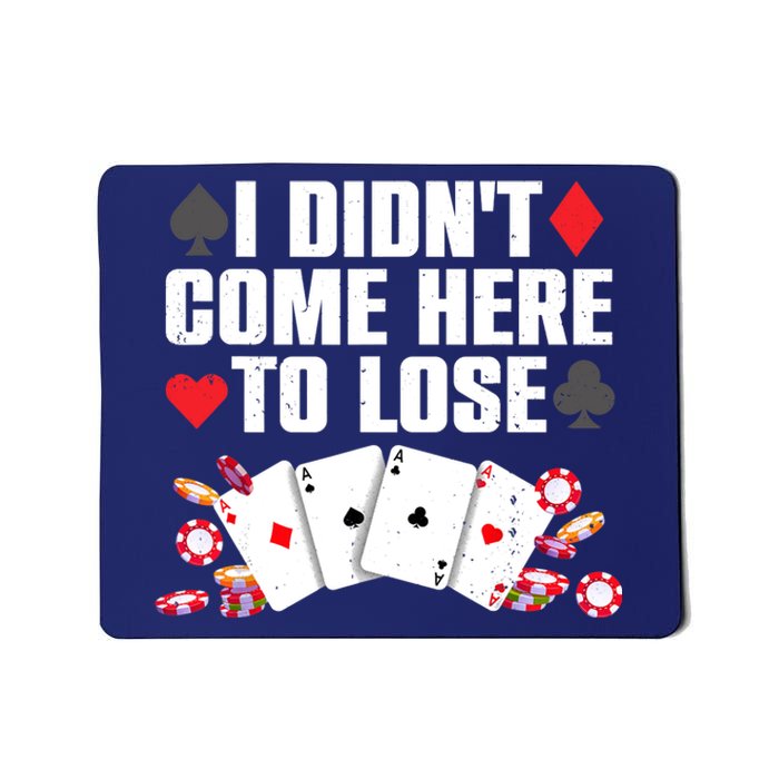 Cool Poker Player Art Casino Lover Gamblers Mousepad