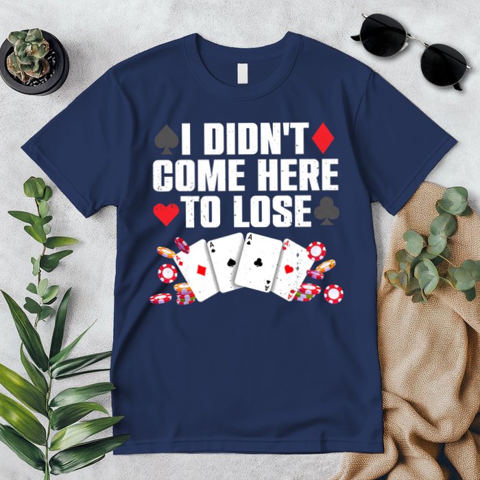 Cool Poker Player Art Casino Lover Gamblers Premium T-Shirt