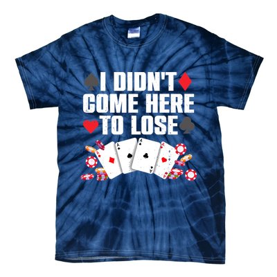 Cool Poker Player Art Casino Lover Gamblers Tie-Dye T-Shirt