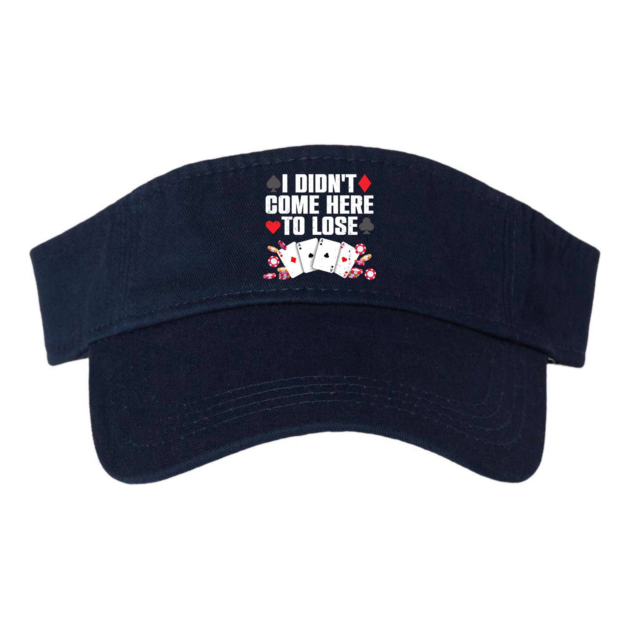 Cool Poker Player Art Casino Lover Gamblers Visor